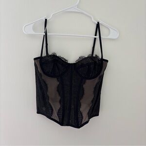 black urban outfitters corset top